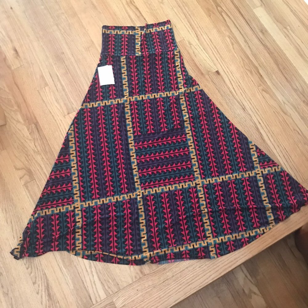 LuLaRoe Maxi Multicolored Skirt